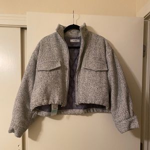 Storets Herringbone Cropped Jacket